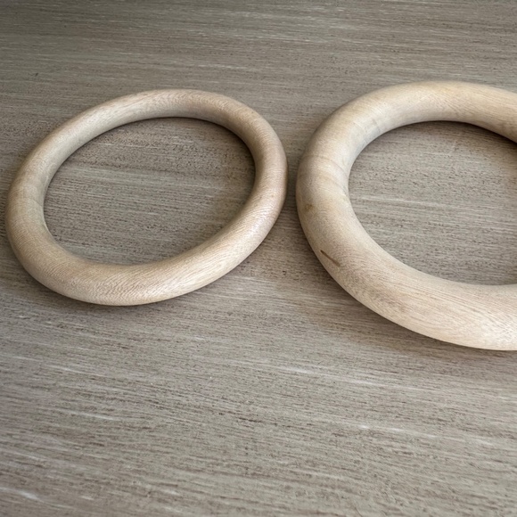 Wooden bangle set Erica Tanov - Picture 2 of 2